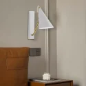 Metal lampshade reading wall lamp