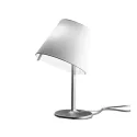 Metal Stanchion Fabric Shade Adjustable Lighting Angle Table Lamp Wall Lamp