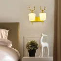 Antler wall lamp