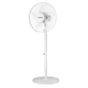 Low price 16 inch electric 40w strong power three speed swing 5 blades 220v ac home air cooling stand fan