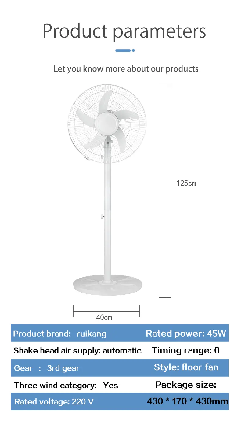 stand fan 9