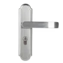Anti-theft 304 stainless steel esay install available key open bathroom tolite handle security door lock
