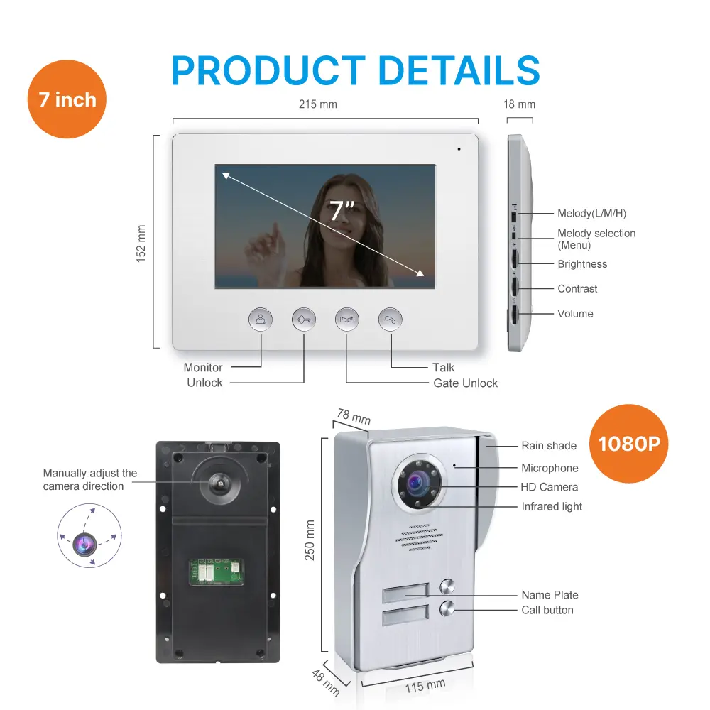 Video Intercom Systems with Door Release