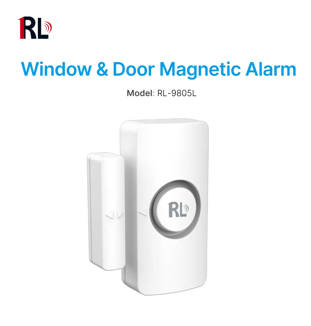 Window & Door Magnetic Alarm #RL-9805L - You can choose Chime or Alarm for the indicator sound.- High alarm volume.- Low power consumption instandby state._01