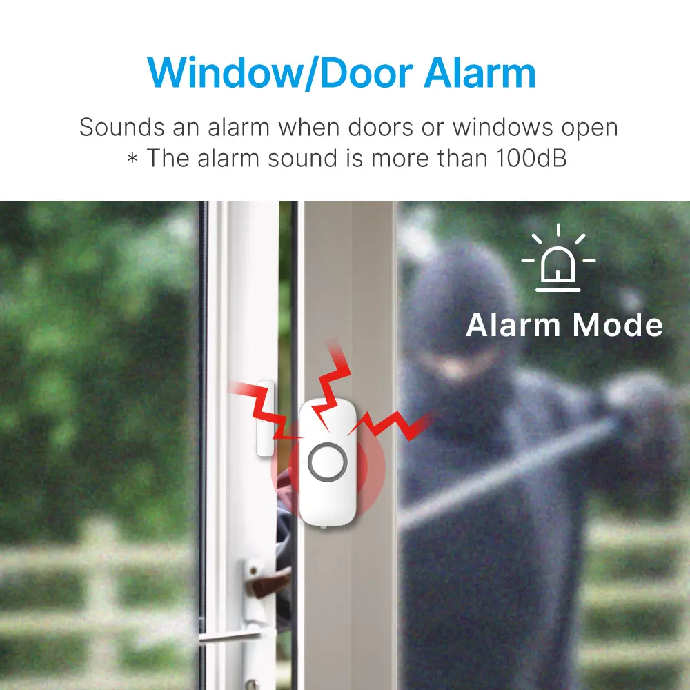 Window & Door Magnetic Alarm #RL-9805M - You can choose Chime or Alarm for the indicator sound.- High alarm volume.- Low power consumption instandby state._03