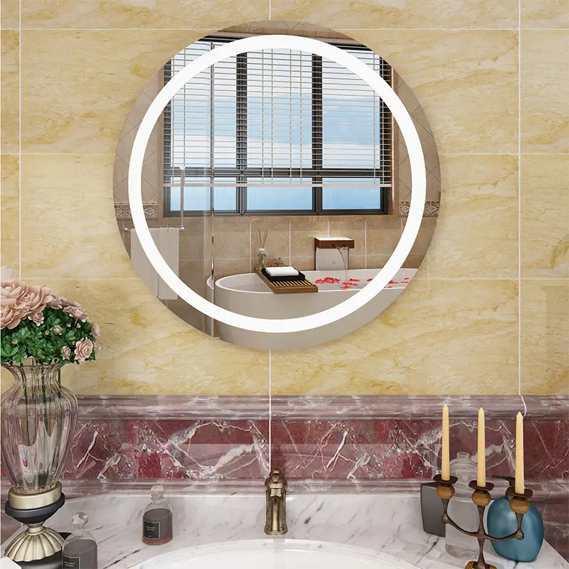 zoom mirror with led light action