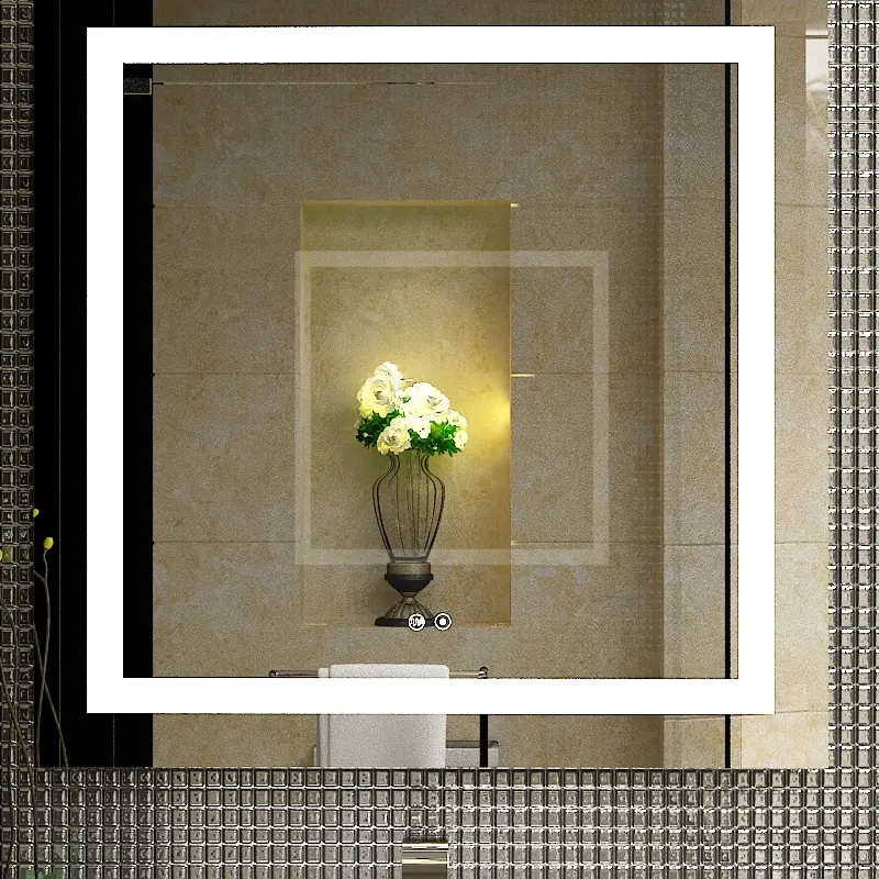 Flora front lighted rectanguler mirror 3636