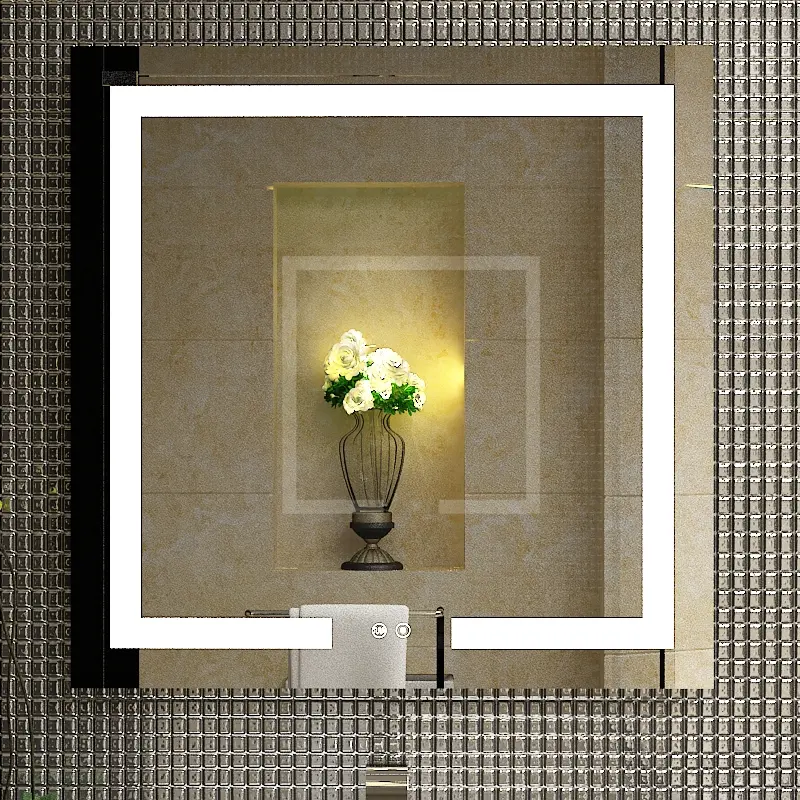 Flora front lighted rectanguler mirror 3232