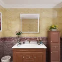 Frances front lighted Mirror with arc angle 4
