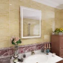 Frances front lighted Mirror with arc angle 1