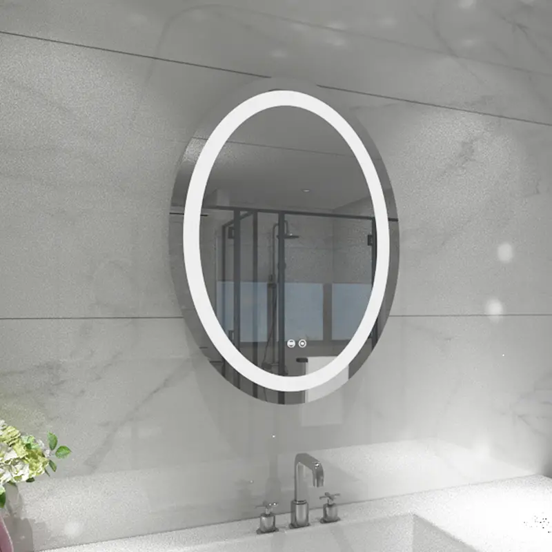 Grace oval mirror with front lighted 2432