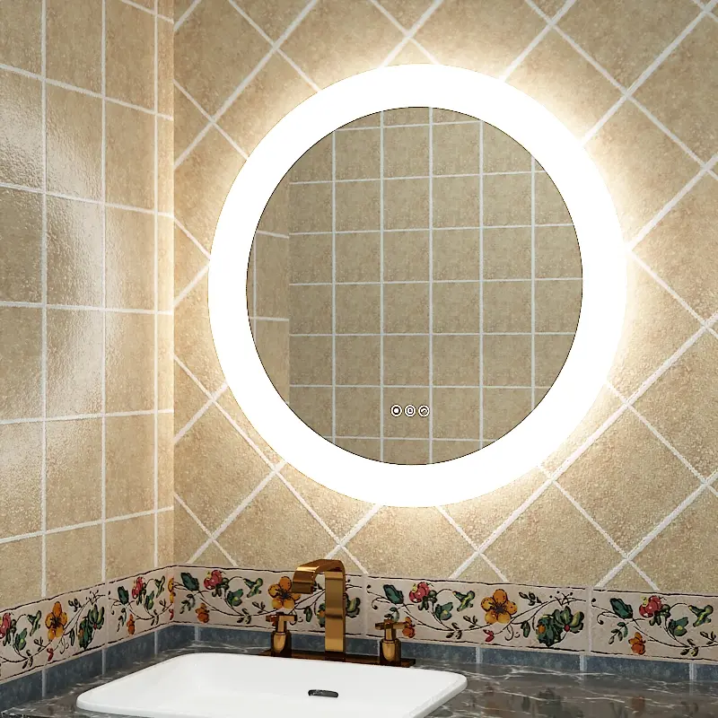 Clara round backlit mirror 30