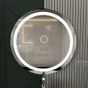 Cynthia round front lighted mirror 1