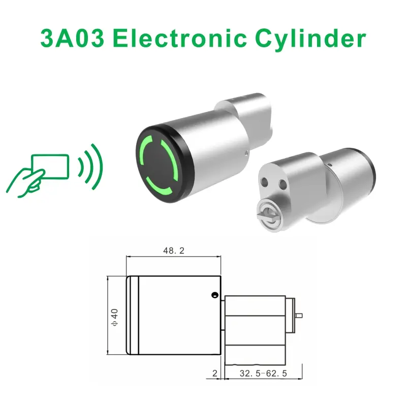 Electronic cylinder-3A03Core lock global manufacturers