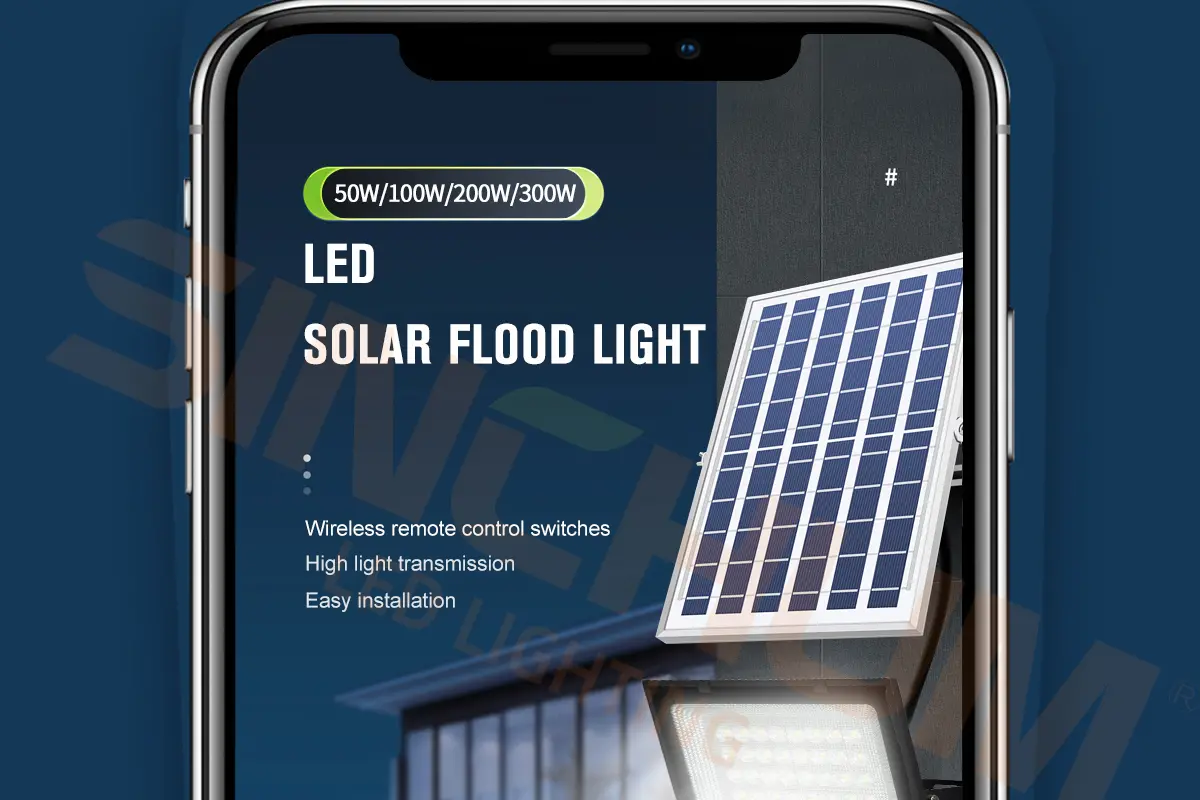 SF001-T Solar flood light_01