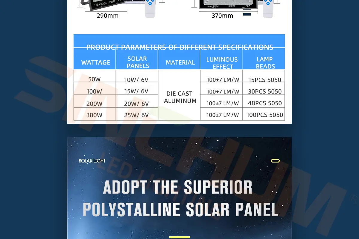 SF001-T Solar flood light_08