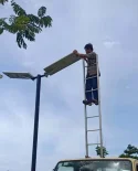 All in one soalr street light project in Indonesia --- March,2021