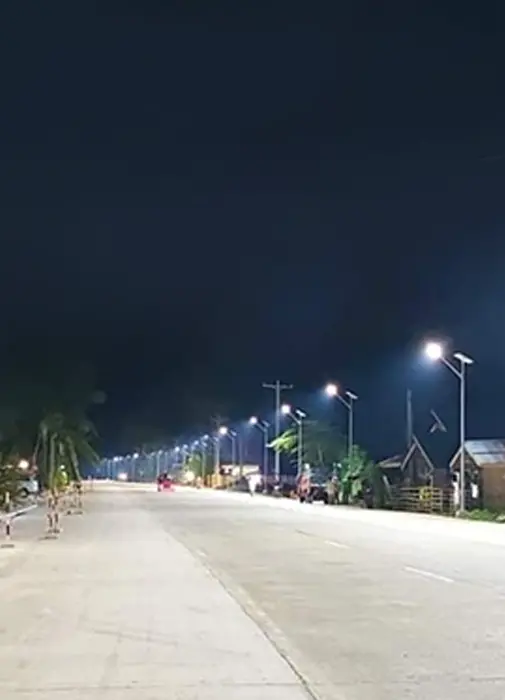 August 2021 Malaysia Solar street Light project (3)
