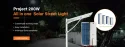 200W ll in one solar street Light