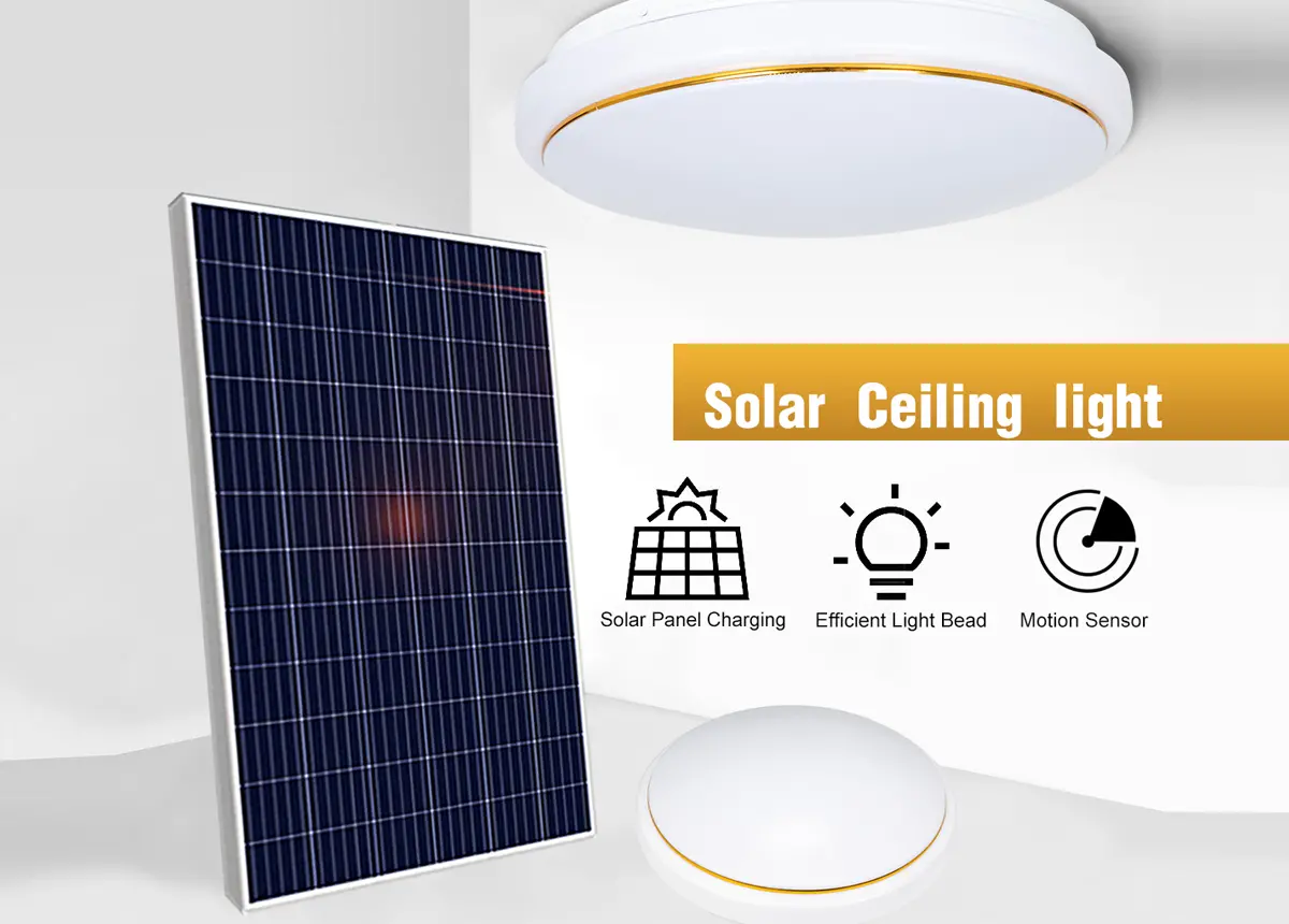 solar ceiling lights