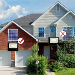 Considerations to select a site to install solar led flood lights outdoor