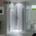 36"x36"x72" Slidiing Corner Square Shower Enclosure 1/4" Tempered Glass Thickness CT1142