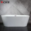 1500x750x580mm Acrylic Freestanding Whirlpool Bathtub CKB9003