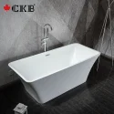 1700x800x580mm Acrylic Freestanding Whirlpool Bathtub CKB9011