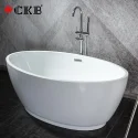 1600x800x580mm Acrylic Freestanding Whirlpool Bathtub CKB9016