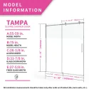 TAMPA Shower Door