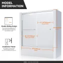 BERLIN Shower Bathtub Door