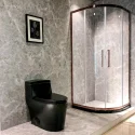 900 x 900 x 1930mm Framed Rose Gold Curved Double Sliding Shower Enclosure EAQ070