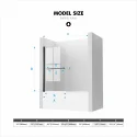 Portland Pivot Shower Bathtub Door