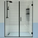 Frameless Aluminum Hinged Shower Door CWA6121