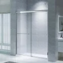Semi-frameless Aluminum Bypass Sliding Shower Door 2062