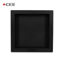 14" X 14" ABS Plastic Matte Black Insert Wall Shower Niche SN1414