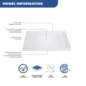 Shower Base ABCS4832C/R2
