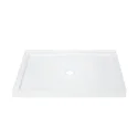 48"x32"x3 1/2" Double Threshold Shower Base With Flat Surface ABCS4832C/R2