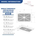 Shower Base ABCS6032CT-1