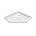 37 1/2"x37 1/2"x3 1/2" Neo-angle Acrylic Shower Base With Textured Surface ABN38-1