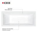 Acrylic Drop-in Bathtub TRC4010