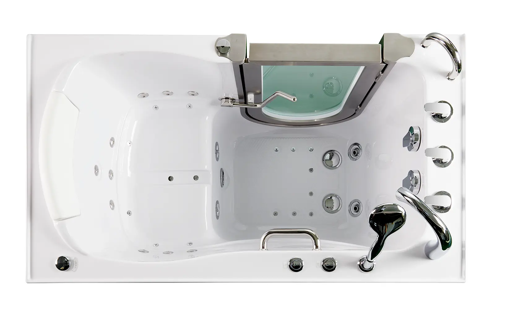 TSTEA63 60 x 34 AcrylX Alcove Left-Hand Drain One-Piece Tub
