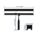 Stainless Steel Black Shower Squeegee