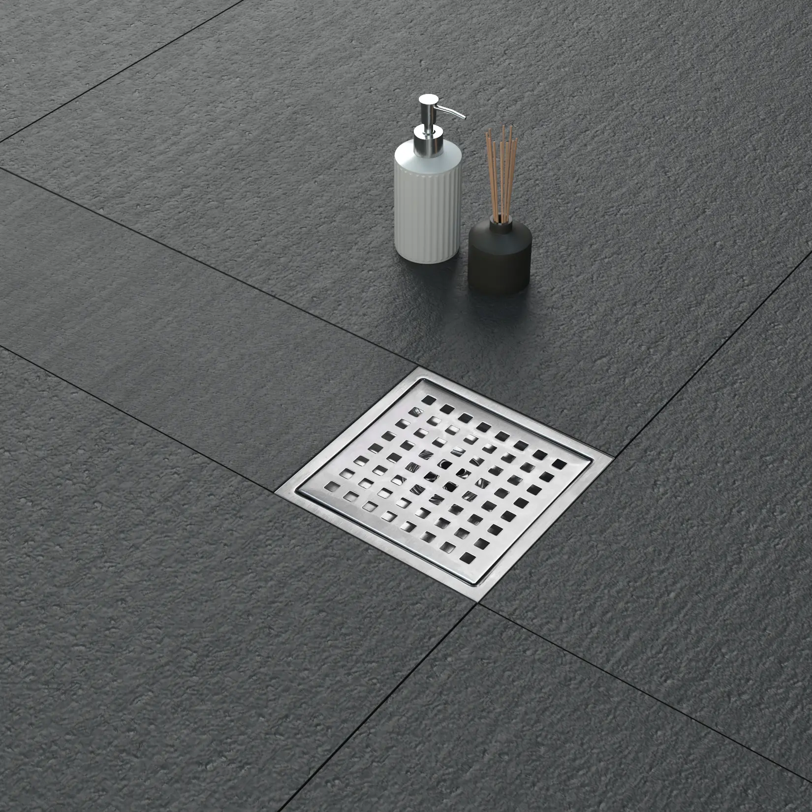STAINLESS STEEL SQUARE DRAINS - Aqua