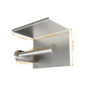 304 Stainless Steel Brushed Nickel Wall Mounted Toilet Paper Holder