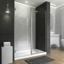 Factory Price Anti-Slip Texture Walk-In Shower Tray Bathroom Single Threshold Acrylic Shower Base Pan