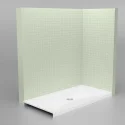 European Style Single Threshold Center Drain Rectangle Shower Tray Bathroom Anti-Slip Acrylic Shower Pan