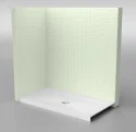 Best Seller Hotel Complete Acrylic Shower Tray Freestanding Rectangle Center Drain Shower Pan