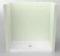 High Quality Free Standing Rectangle Bathroom Acrylic Shower Tray Quick Drain Non-Slip Shower Pan