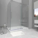 Wholesale Shower Room Walk In Center Drain Shower Pan Rectangle Shape White Black Acrylic Shower Tray